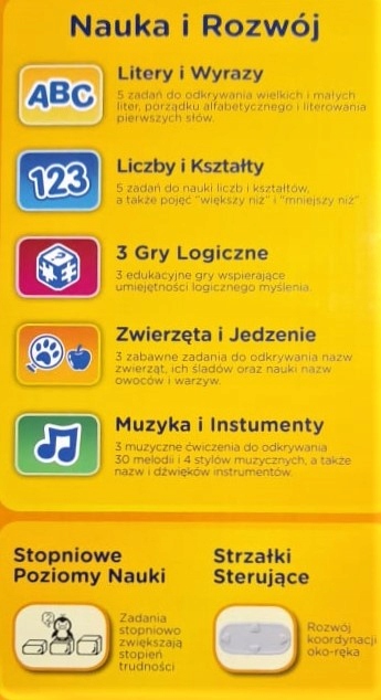 Ноутбук дошкільника комп'ютер дитячий VTech польська версія навчання — фото 2