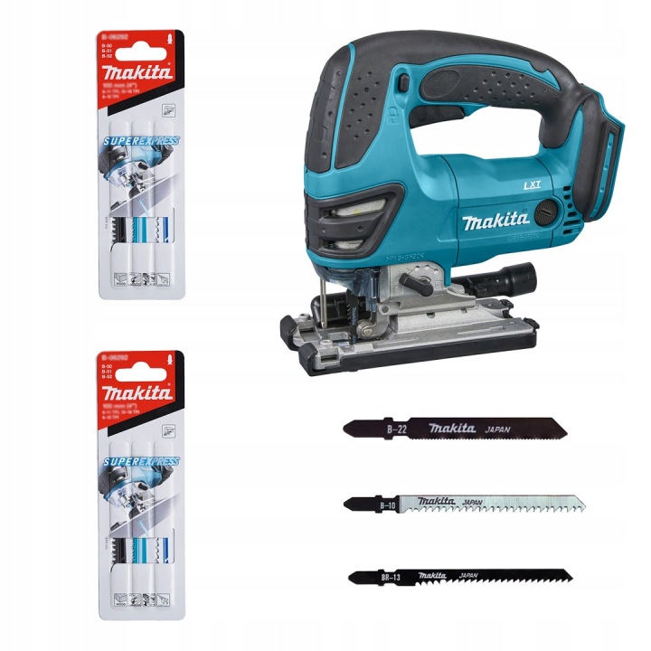 Pila Makita DJV180ZX Lxt 18V 26 mm Body sada pilových listů