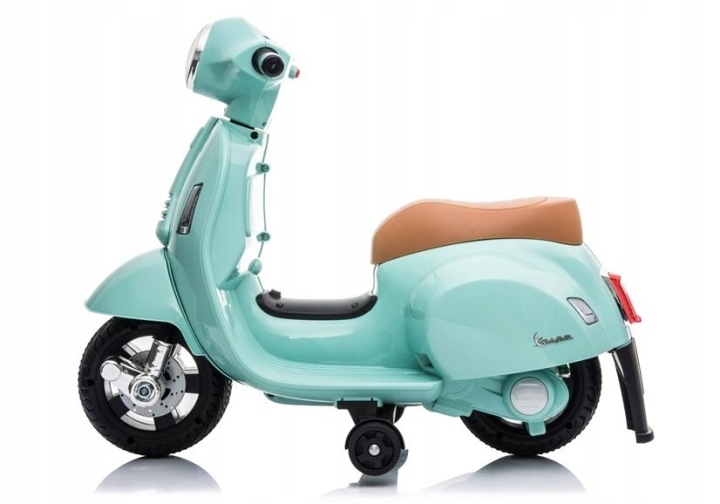 Скутер на Акумулятор Vespa GTS 300 Міні Бірюзовий — фото 3
