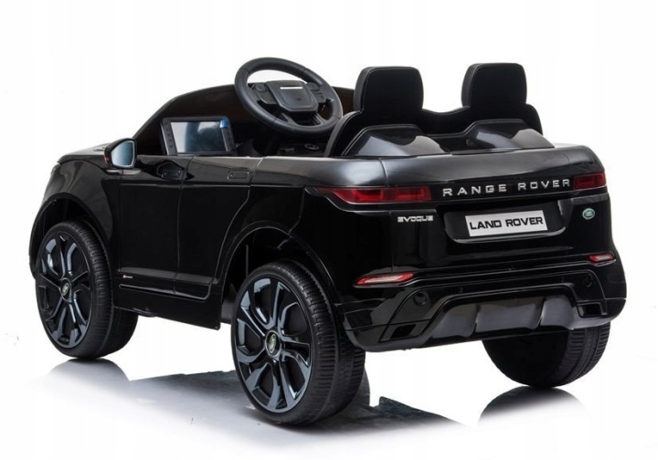 Авто на акумуляторі Range Rover Evoque Пульт LED Чорний Лакований — фото 5