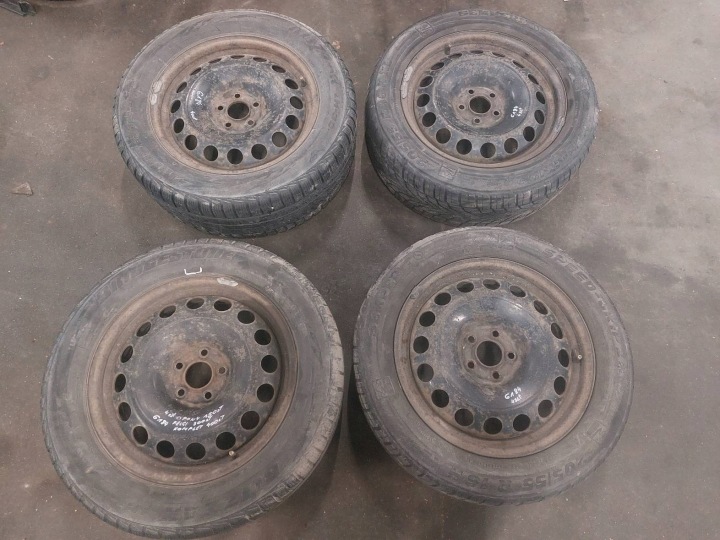 Roues KOMPLET 4SZT Pneumatiques, pneus Z FELGAMI 5x100 6,5Jx16 205/55R16 215/55R16