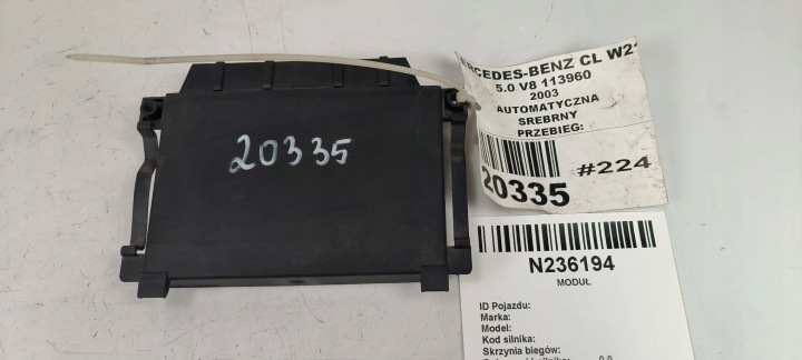 modul Parken PDC 0205455232 MERCEDES - BENZ W215