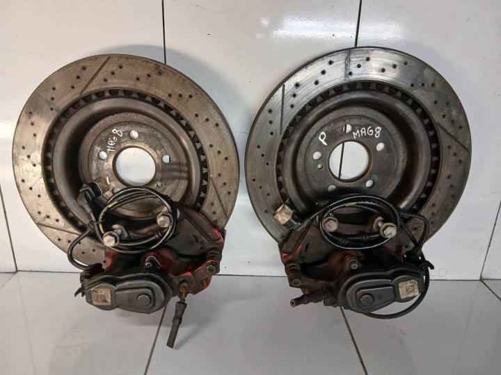 MERCEDES W205 C63 AMG caliper brake rear part disc 360X26 KOMPLET