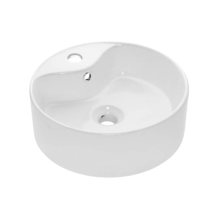 Umyvadlo na desku Granada 41 cm, kruhové ,CE-44-001-W) /po/