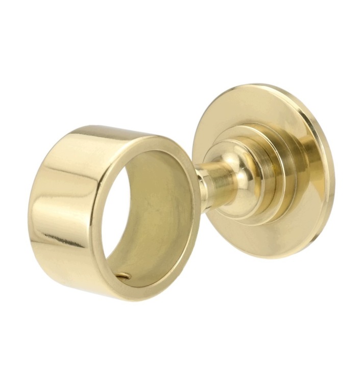 Průchozí nástěnný držák, průchodka pro lano, šňůra 40 mm zlatý lesk