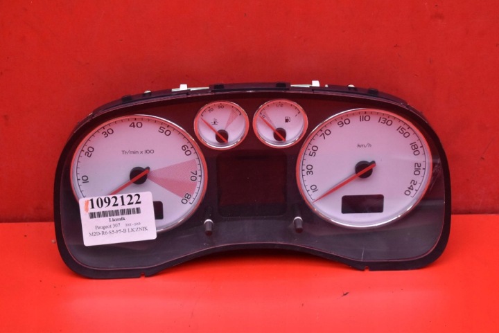 quadro strumenti TACHIMETRO contagiri OROLOGIO EU 9651299780 PEUGEOT 307 CC 2.0 16V 136 KM 01-05