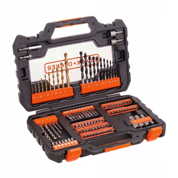 Sada vrtáků bitů 104ks Easy Grip Black&Decker A7230-XJ