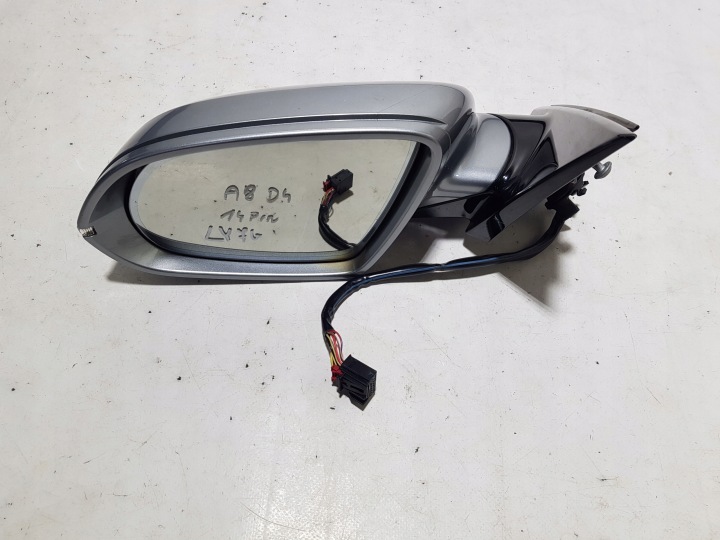 SPECCHIETTO RETROVISORE sinistro AUDI A8 D4 14 PIN LY7G