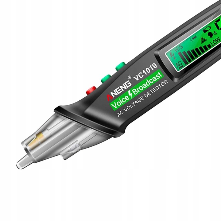 PRÓBNIK NAPIĘCIA DŁUGOPIS CYFROWY TESTER BEZDOTYKOWY ANENG VC1019