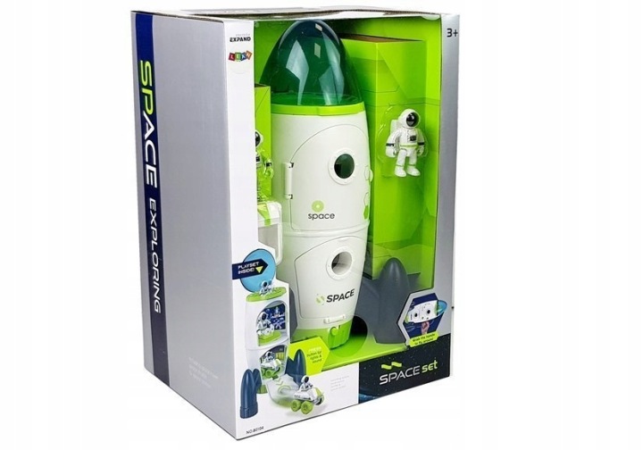 Ракета з космонавтом світло звук 440x290 мм Lean Toys — фото 6