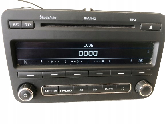 RADIO CD SKODA FABIA II LIFT 5J0035161C