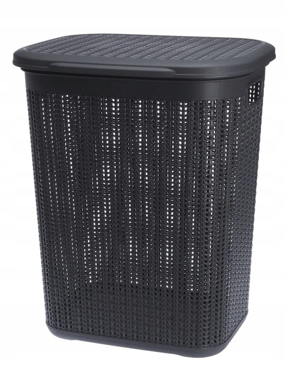 Koš na prádlo Willow 50 l grafit svetrový vzor