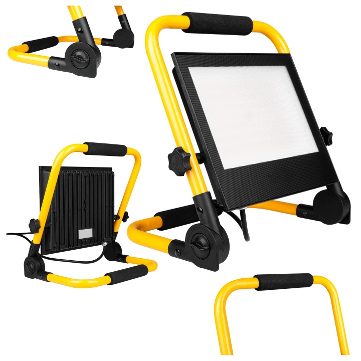 Halogen Led venkovní reflektorová lampa Výkonná 100 W 4500K IP65 Kabel 150 cm