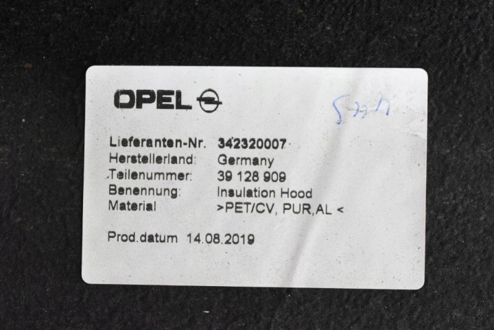 MASK INSIGNIA OPEL 342320007 11