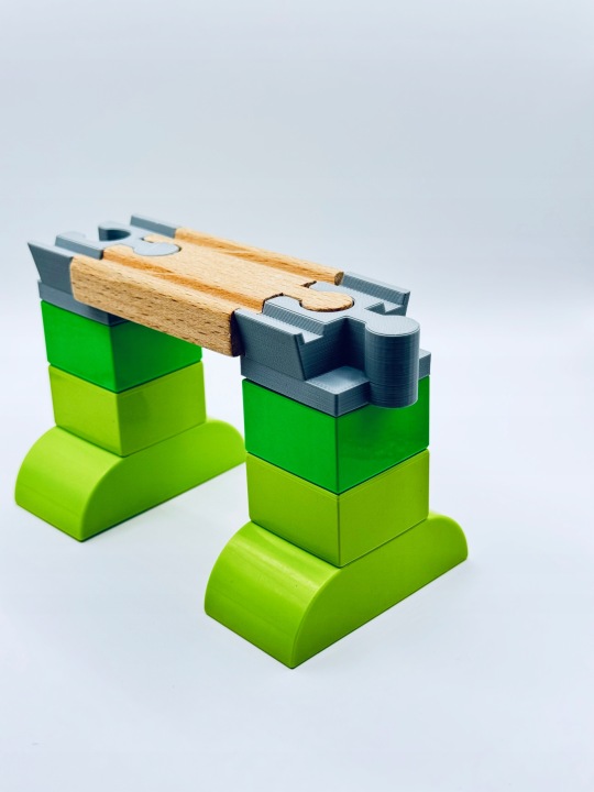 Адаптер Lego DUPLO для треків залізниці дерев'яної - FABRYKATOROW — фото 5