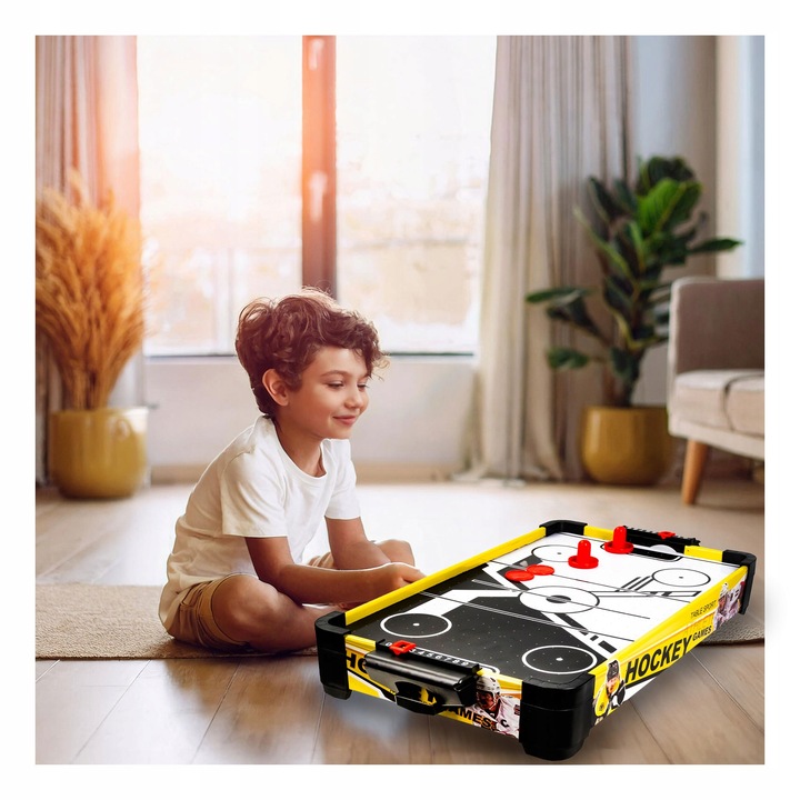 CYMBERGAJ GAME TABLE WITH AIR FLOW SYSTEM BATTERY OPERATED HOCKEY FOR KIDS GAME Product width 51 cm