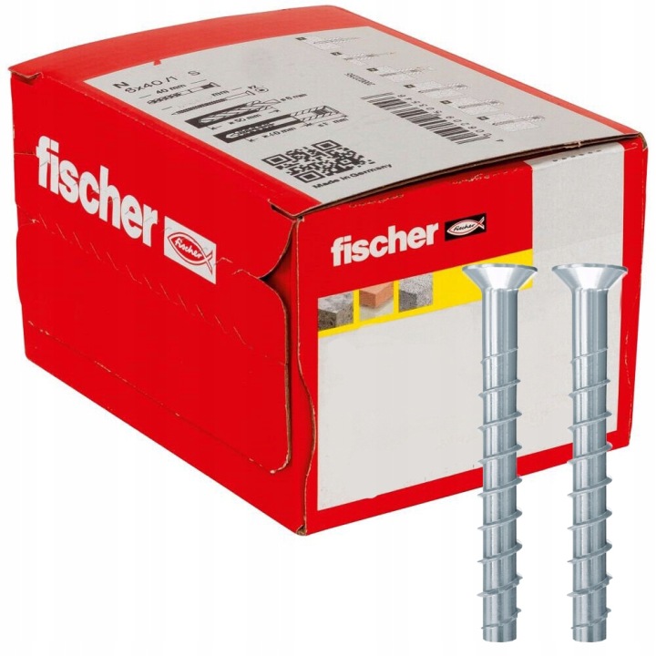 Fischer Šroub do betonu se zapuštěnou hlavou UltraCut Fbs II 8 x 90 Sk 50 Ks
