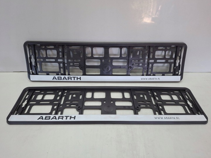 RAMKI DO TABLIC REJESTRACYJNYCH FIAT 500 ABARTH 2013