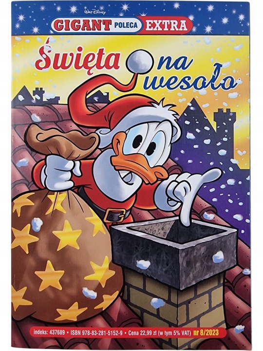 Zdjęcie egzemplarza: Święta na Wesoło / Gigant Poleca Extra / Kaczor Donald / Komiks nr 8/2023