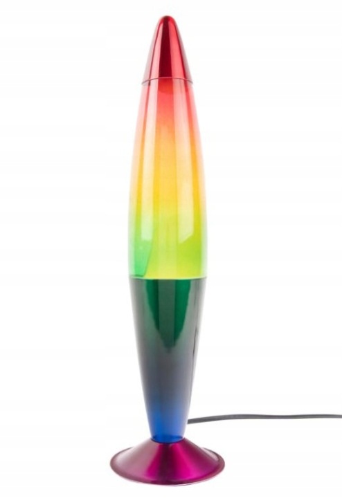 Dekorativní Lávová Lampa Leitmotiv Rainbow Rocket Lava LM2186GR 41,5 cm