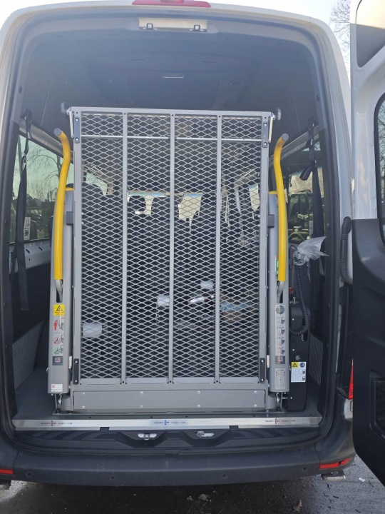 WINDA INWALIDZKA SKLADANA OBROTOWA Alzacristalli CINTURA SICUREZZA ANTERIORI AMFBRUNS 400KG 2023r.