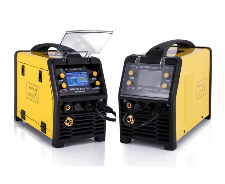 Svařovací stroj Magnum Mig 220 Alu/cu Synergia 4X4 LCD 230V 200A Mma Tig Alu 4R