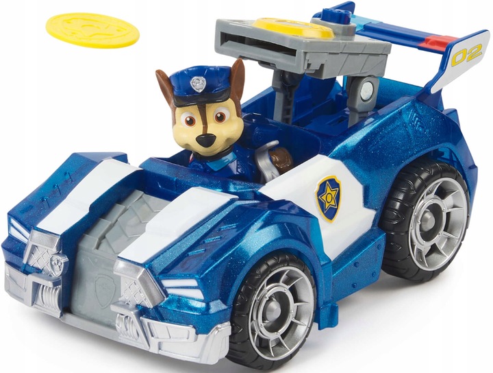 PSI PATROL ZESTAW RADIOWÓZ CHASE I HELIKOPTER SKYE MIGHTY MOVIE WIELKI FILM Marka Spin Master