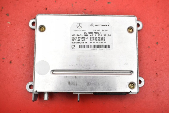 control unit BLUETOOTH A2118703226 MERCEDES R-KLASA W251 3.0 CDI 224 KM 05-10