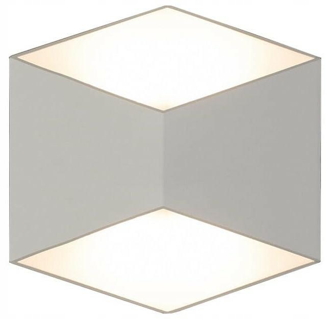 Venkovní nástěnné svítidlo Triangles Bílé 5W Led 3000K IP54 Nástěnná lampa Na Terasu