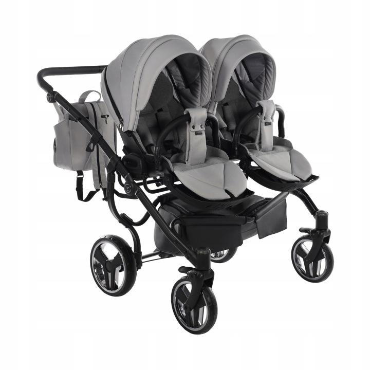 Візок Для двійні 4 в 1 Junama Basic Duo Diamond 06 Багатофункціональний — фото 6