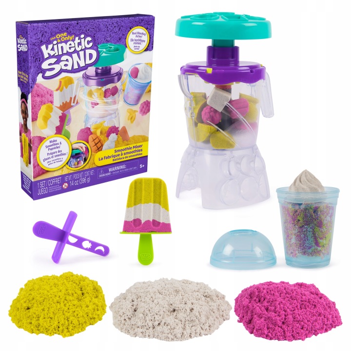 Пісок кінетичний крижані десерти блендер міксер 3 кольори 18 FORM KINETIC SAND