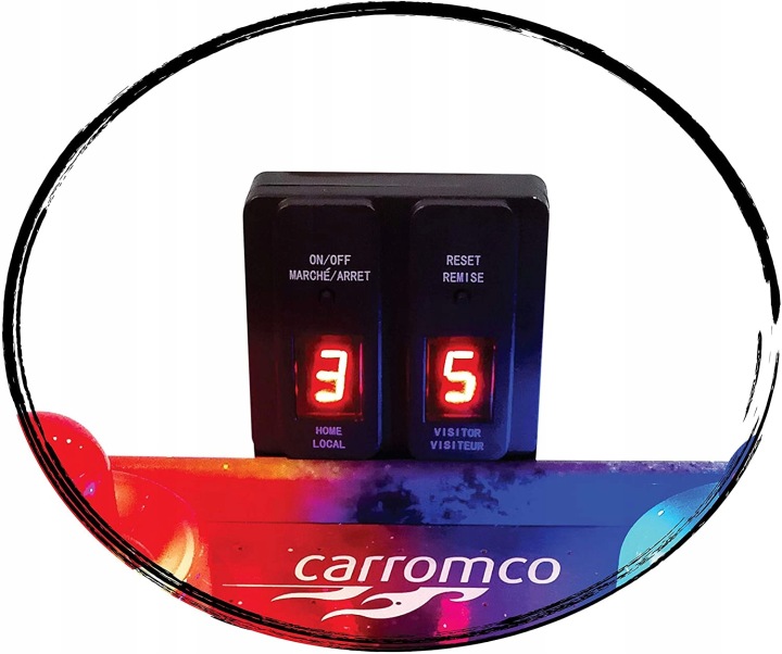 Стіл для хокею повітряного Carromco FIRE vs. Ice/Aurora Аерохокей (вживаний) — фото 4