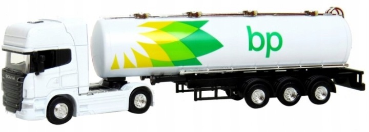 Металева модель вантажівка SCANIA цистерна BP бочка для перевезення палива — фото 7