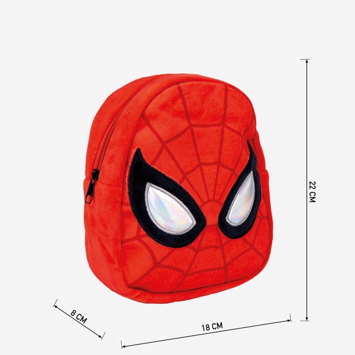 SPIDERMAN маленький плюшевий рюкзак для дитсадка м'яка іграшка 22 см — фото 5