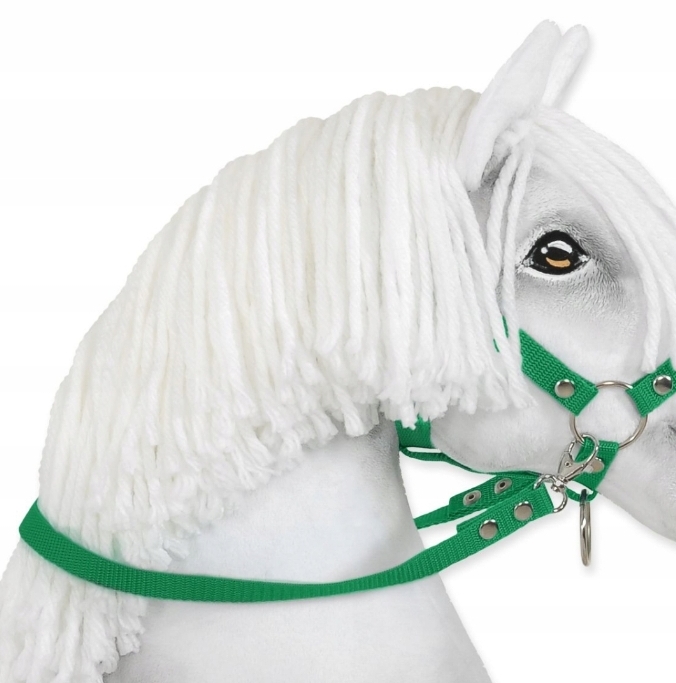 Поводи для коня Hobby Horse - зелені — фото 3