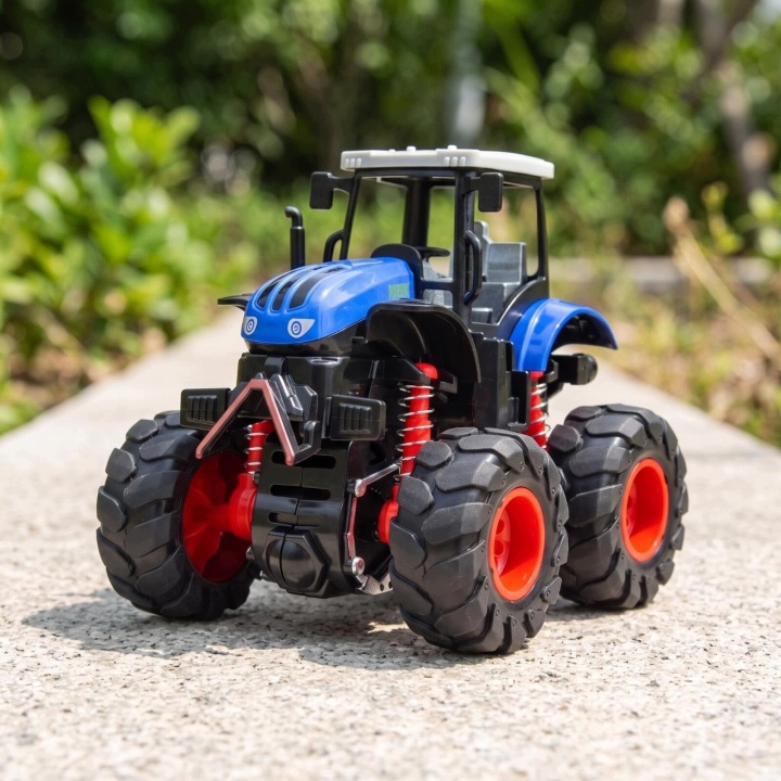 Die Cast Сплав Інерційний Farm Трактор Іграшка для дітей Monster Truck Зелений — фото 2
