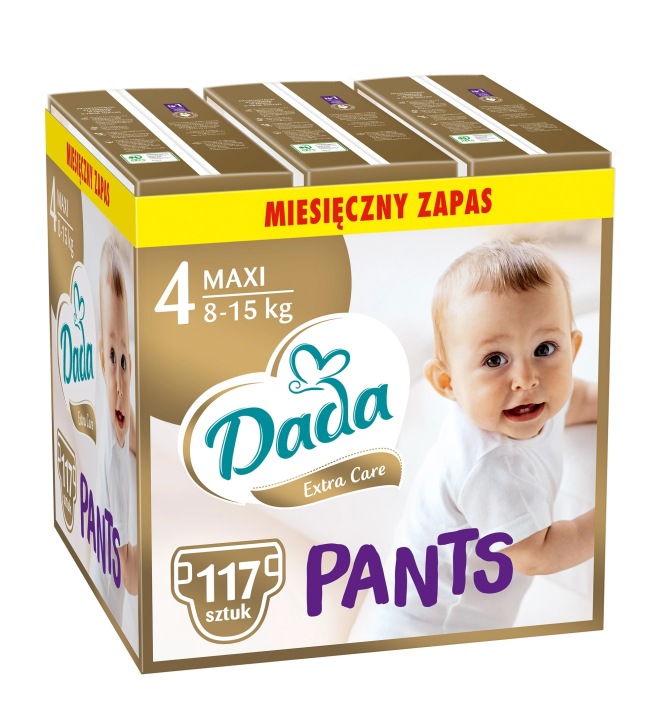 Трусики-підгузки Dada Extra Care 4 8-15 кг 117 шт.
