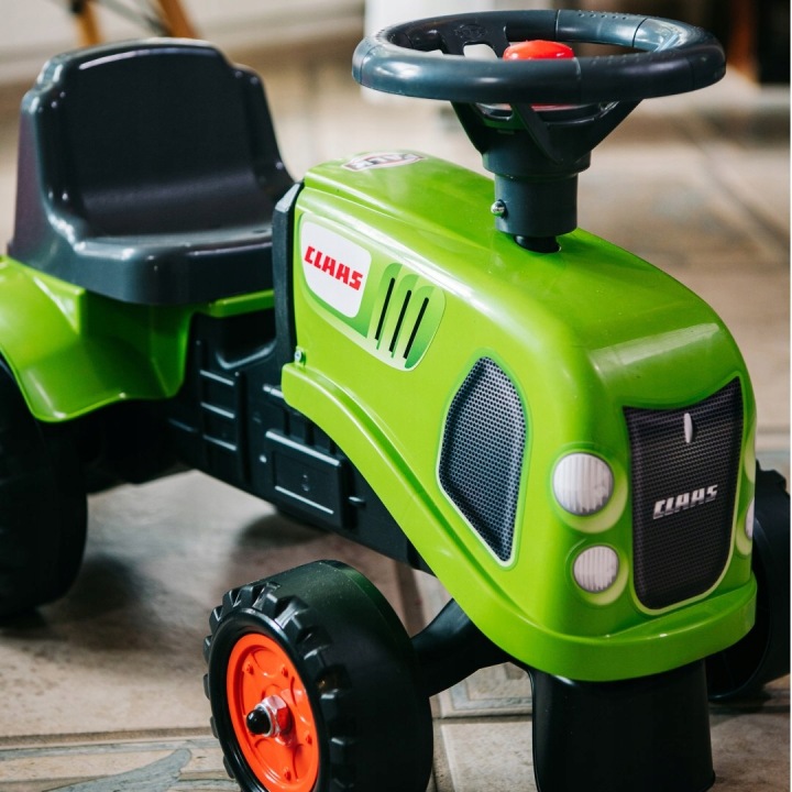 FALK BABY CLAAS Трактор Каталка з Причепом Зелений Граблі і Лопатка (виставковий) — фото 9