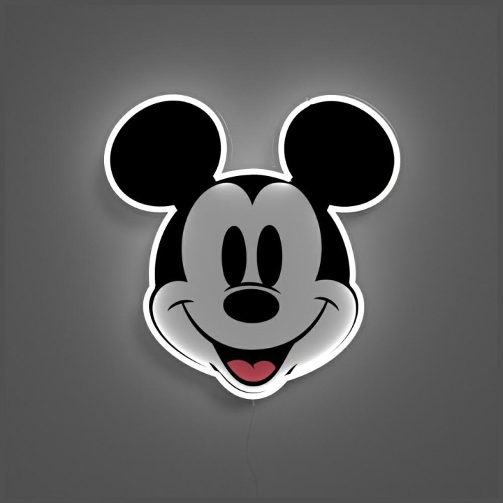 Неон LED Disney Mickey Yellowpop принт обличчя настінний декорація кімната