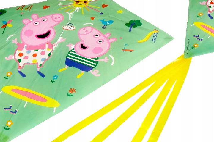 Повітряний змій для дітей від 5 років Свинка Peppa 57x55 см з тросом — фото 2