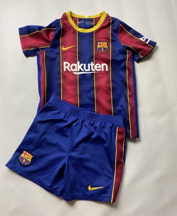 NIKE FC BARCELONA BARCA komplet pi karski dla dziecka 5 6lat 110 1116cm porownaj ceny Allegro.pl