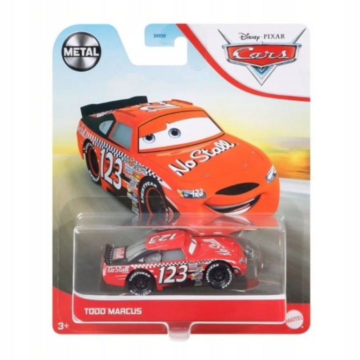 Mattel cars тачки todd marcus #123 no stall 1:55 no — фото 2