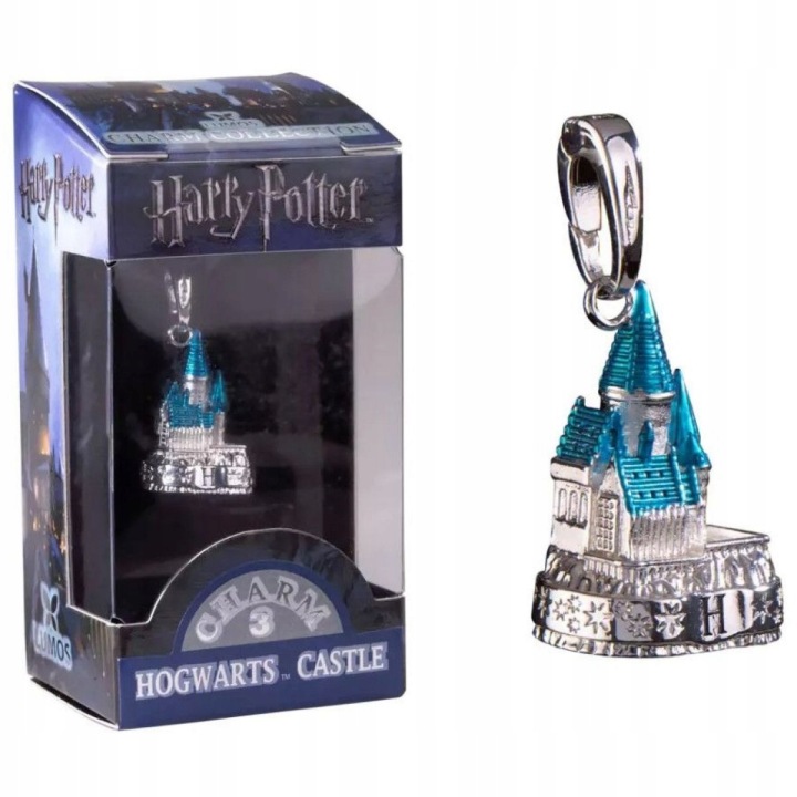 Підвіска Lumos - Замок Гоґвортс у кольорі срібла, Harry Potter