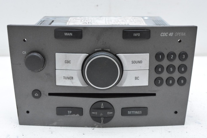 RADIO radio CDC40 OPERA 13121030 OPEL ASTRA 3 III H 04-07