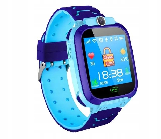 Смарт-годинник для дітей годинник GPS трекер SOS дитячий синій SMART — фото 7