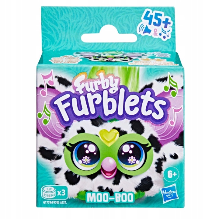 Інтерактивний FURBY FURBLETS м'яка іграшка MOO-BOO корівка інтерактивна іграшка 6+