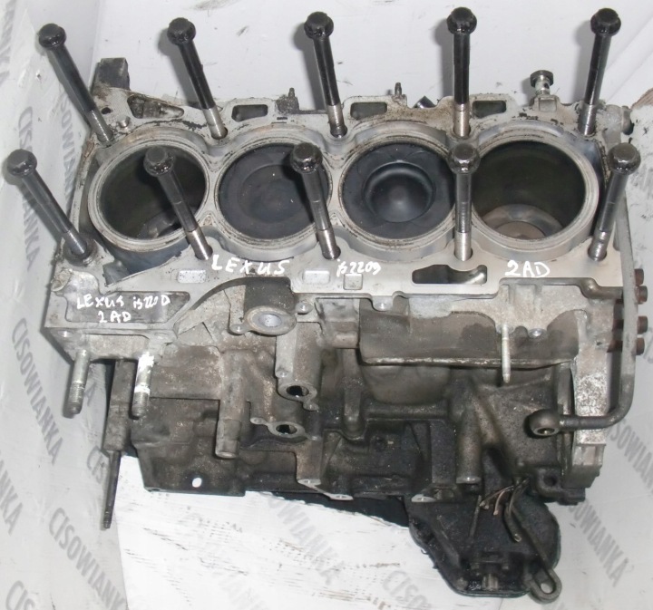 LEXUS IS II IS220 2.2 D-CAT 2AD BLOK DOL MOTORA piesty kľuka