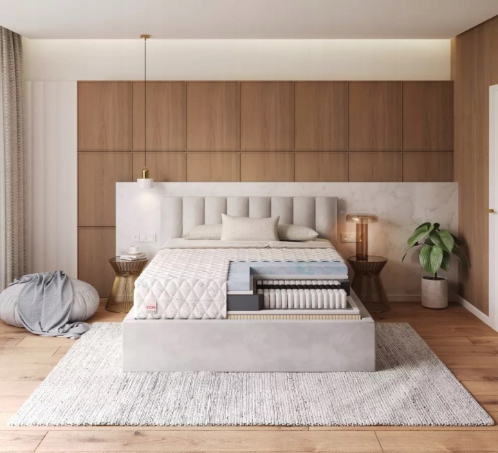 Матрац LUMINO 160x200 Silvercare Комфортний Міцний Зручний Спальня — фото 3