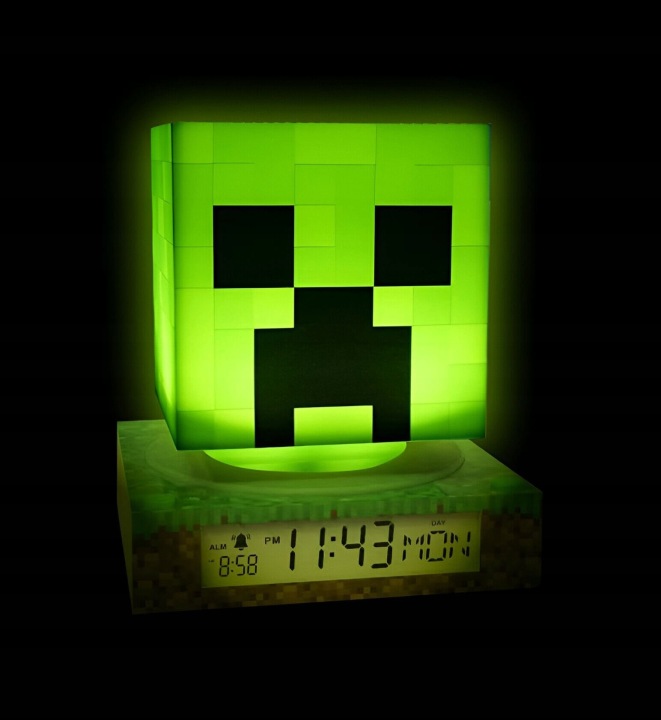Лампа 3D з будильником Minecraft MIN3020 Kids Euroswan — фото 2