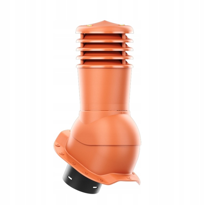 Větrací komín Smartline profil R fi 150 mm, nezateplený, cihlový